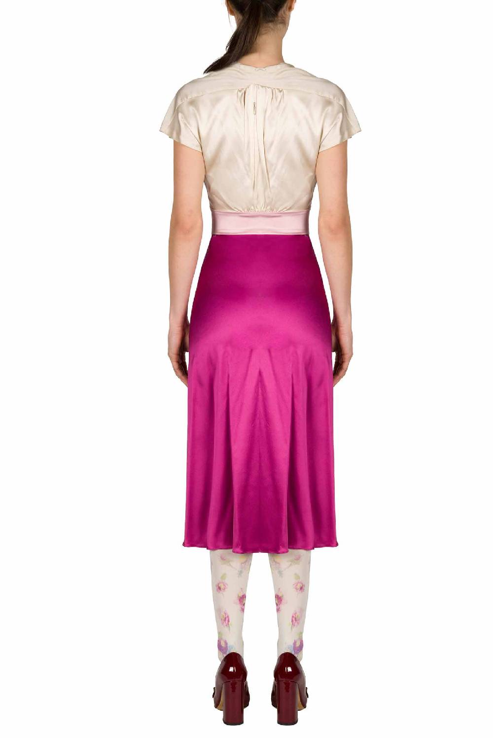 Luisa Beccaria Abito Kimono In Raso