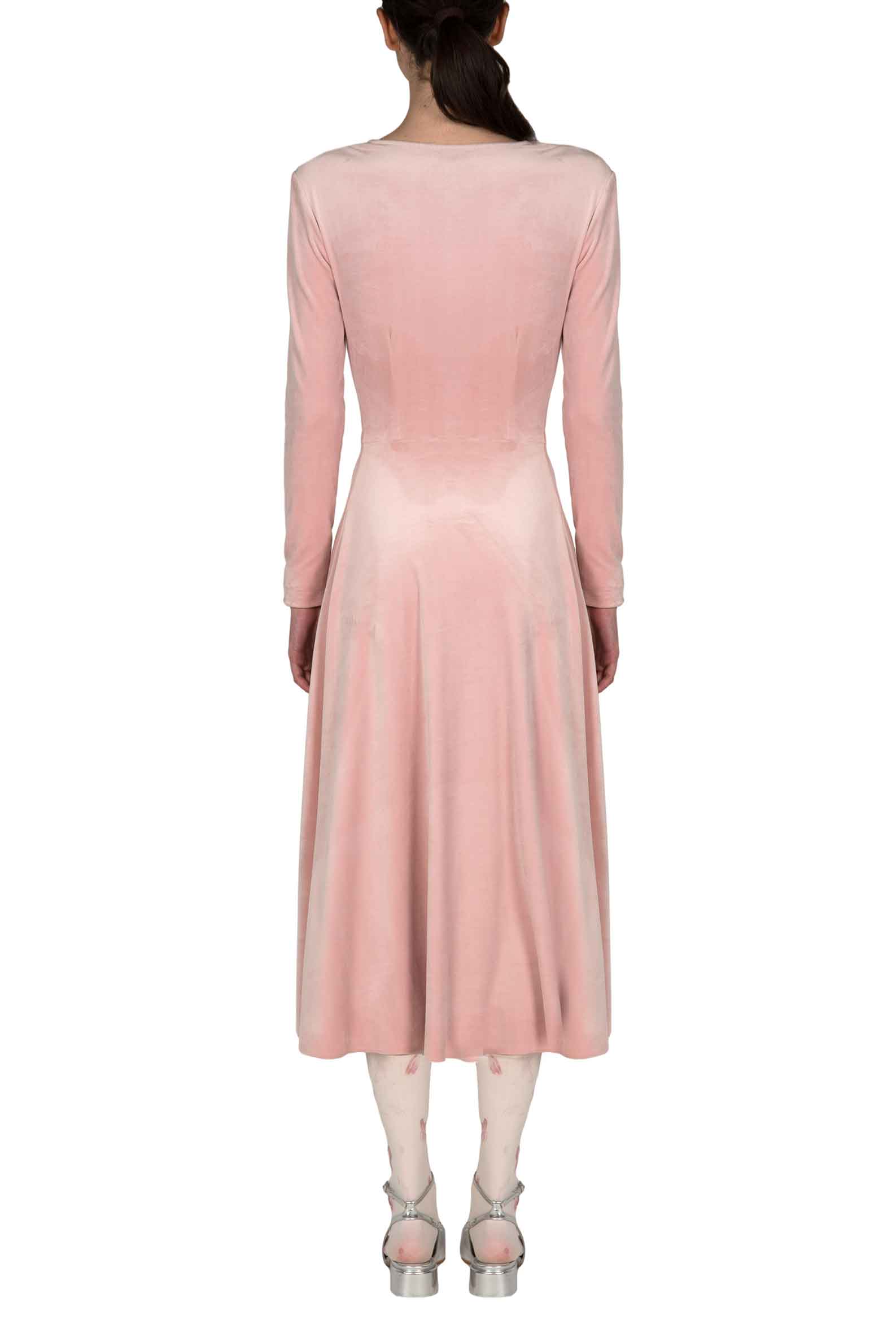 Luisa Beccaria Abito Longuette Con Volant