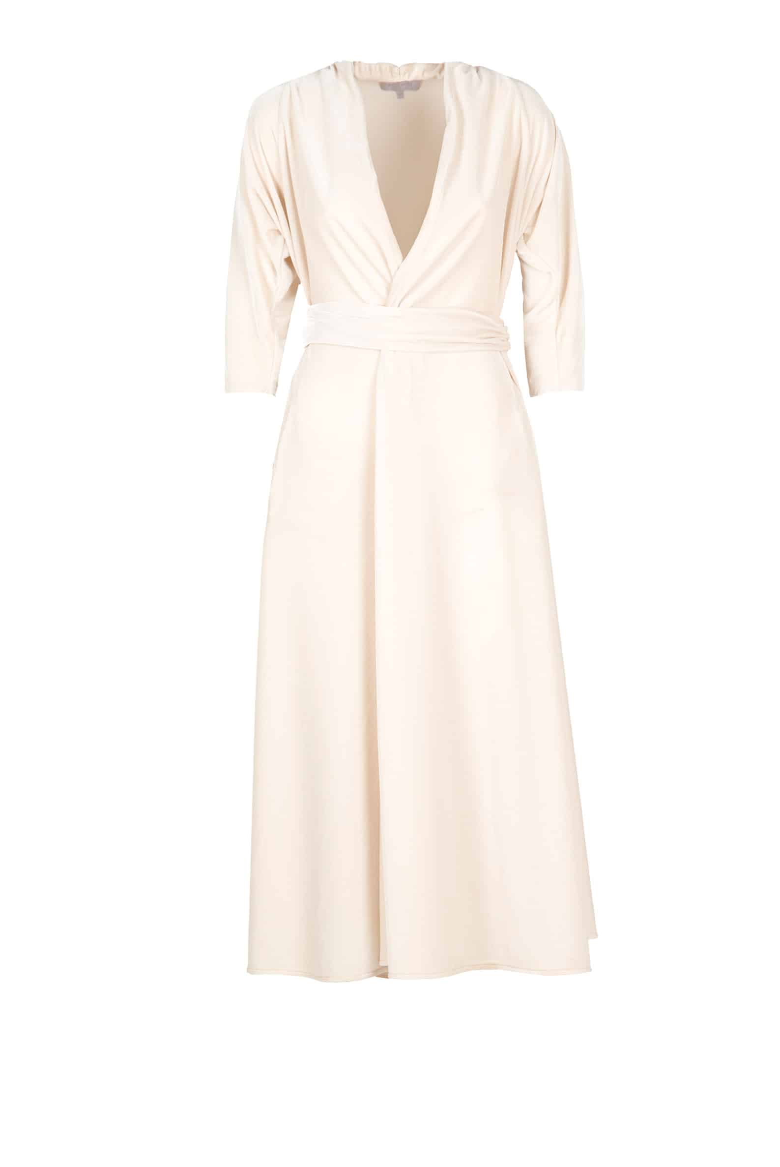 Luisa Beccaria Abito Luisa in velluto bianco