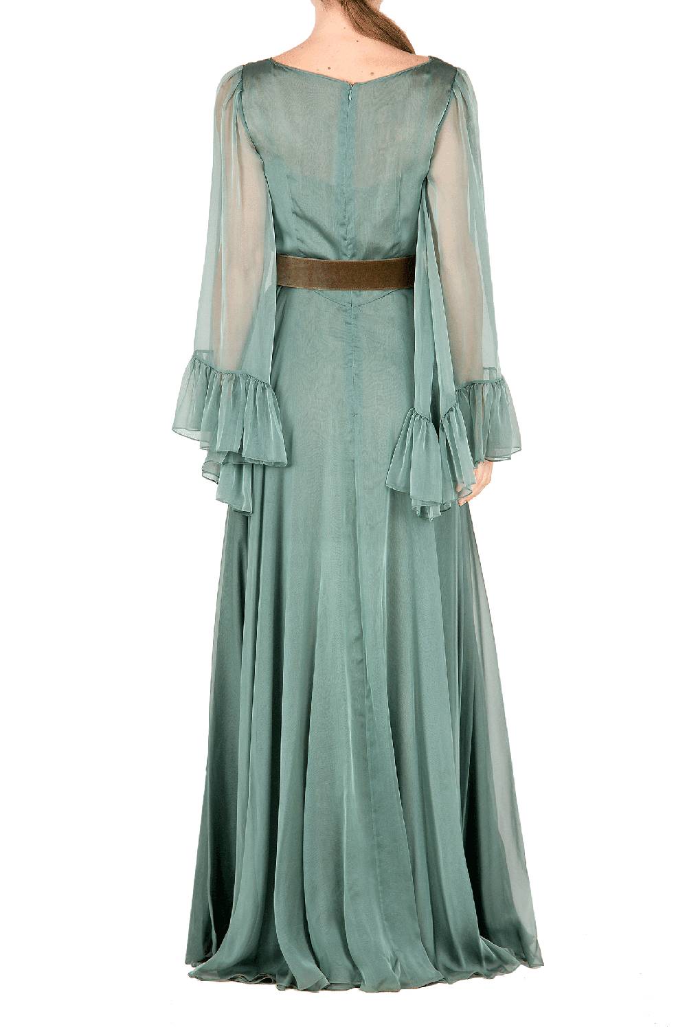 Luisa Beccaria Abito Lungo In Chiffon