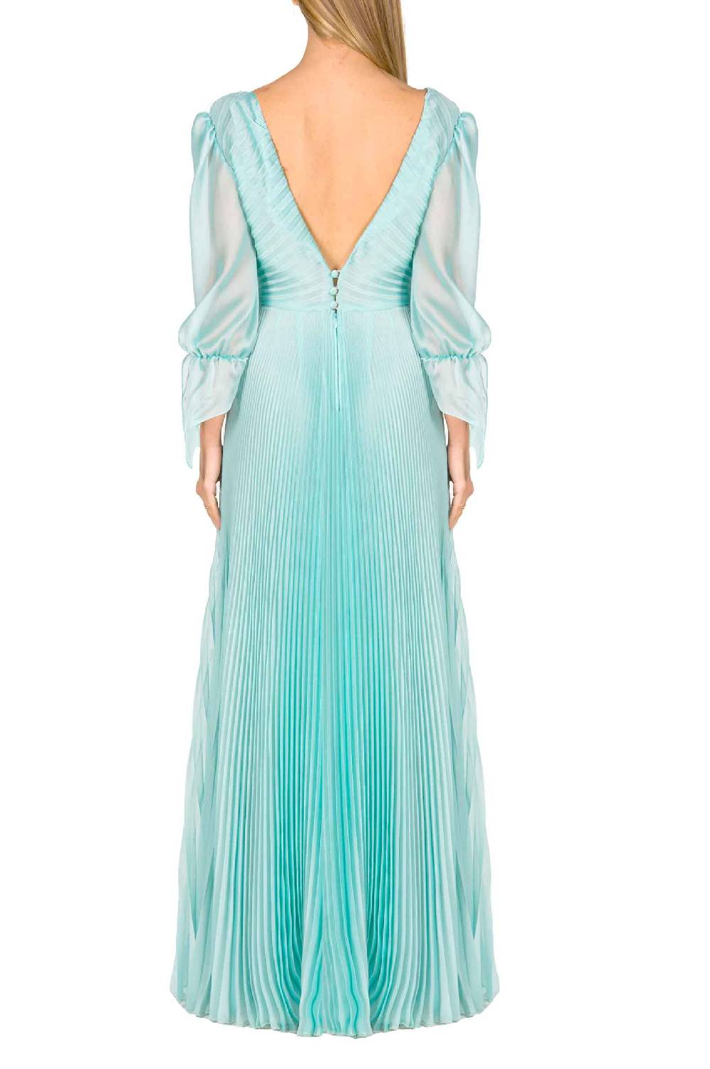 Luisa Beccaria Abito Lungo In Chiffon Angelina