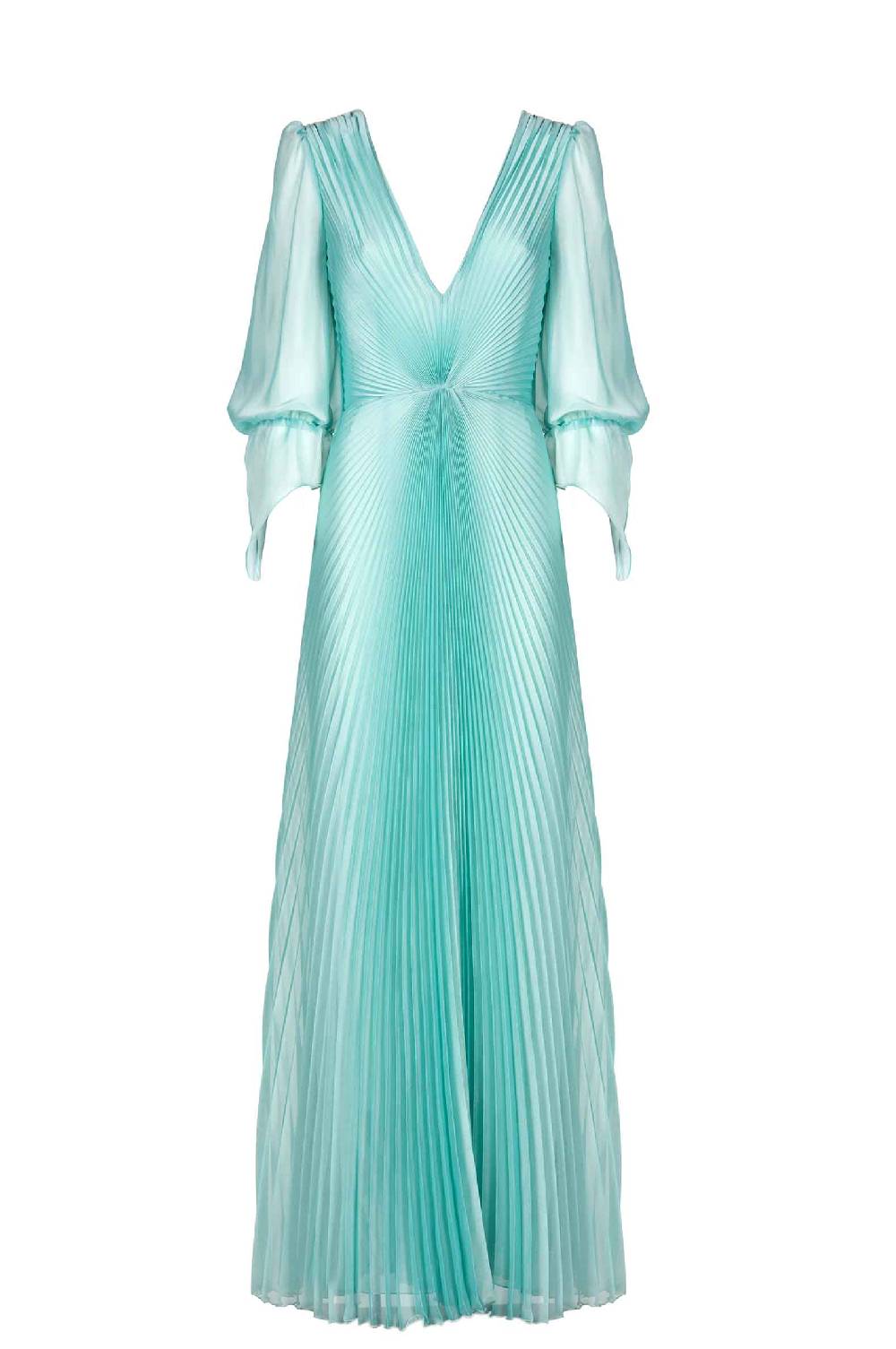 Luisa Beccaria Abito lungo in chiffon Angelina