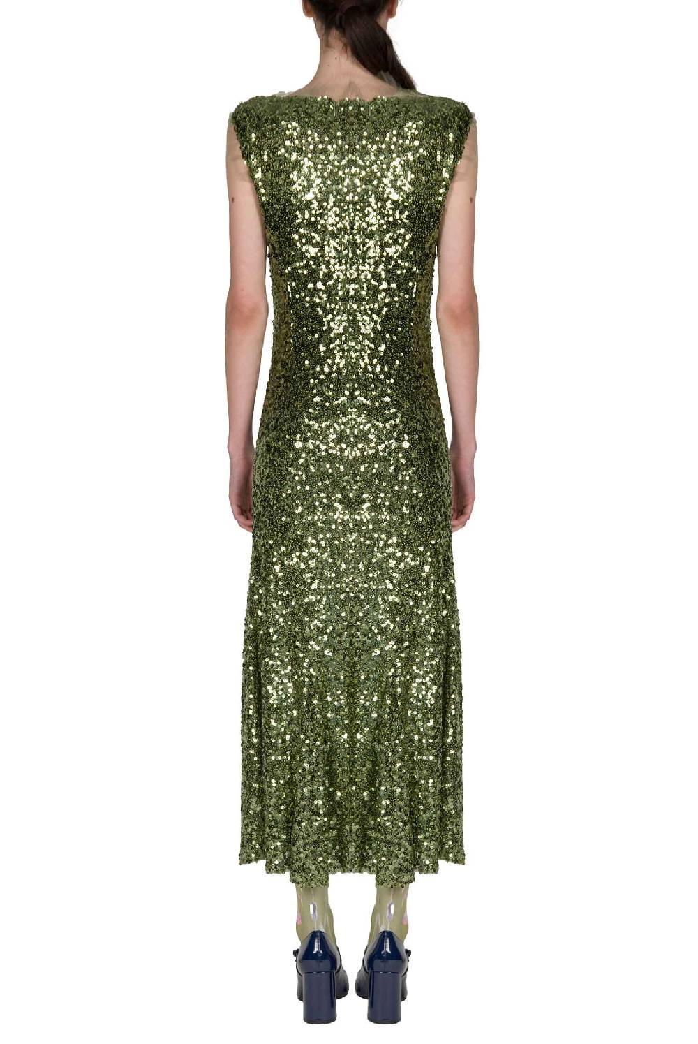 Luisa Beccaria Abito Senza Maniche Con Paillettes