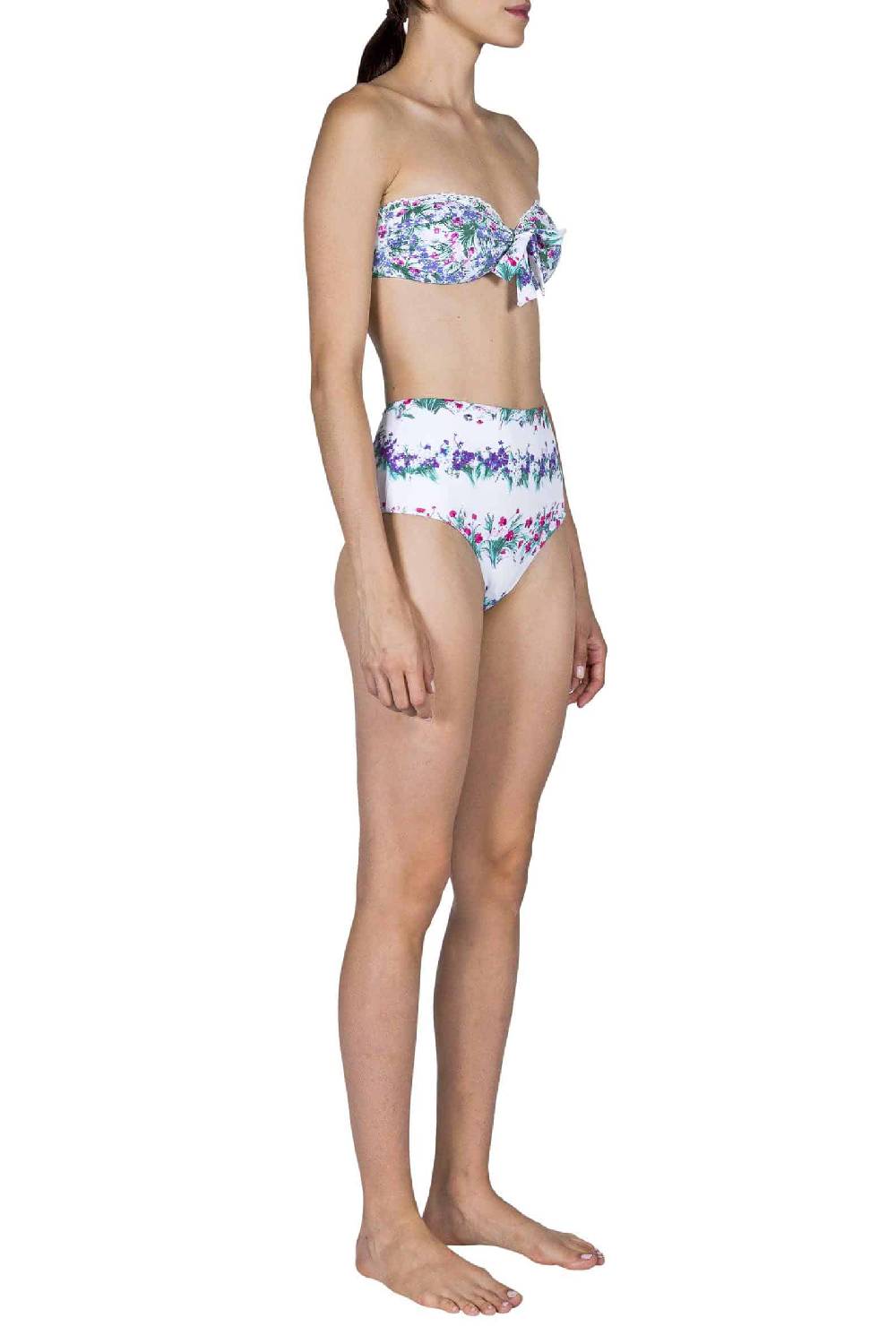 Luisa Beccaria Bikini A Fascia E Vita Alta