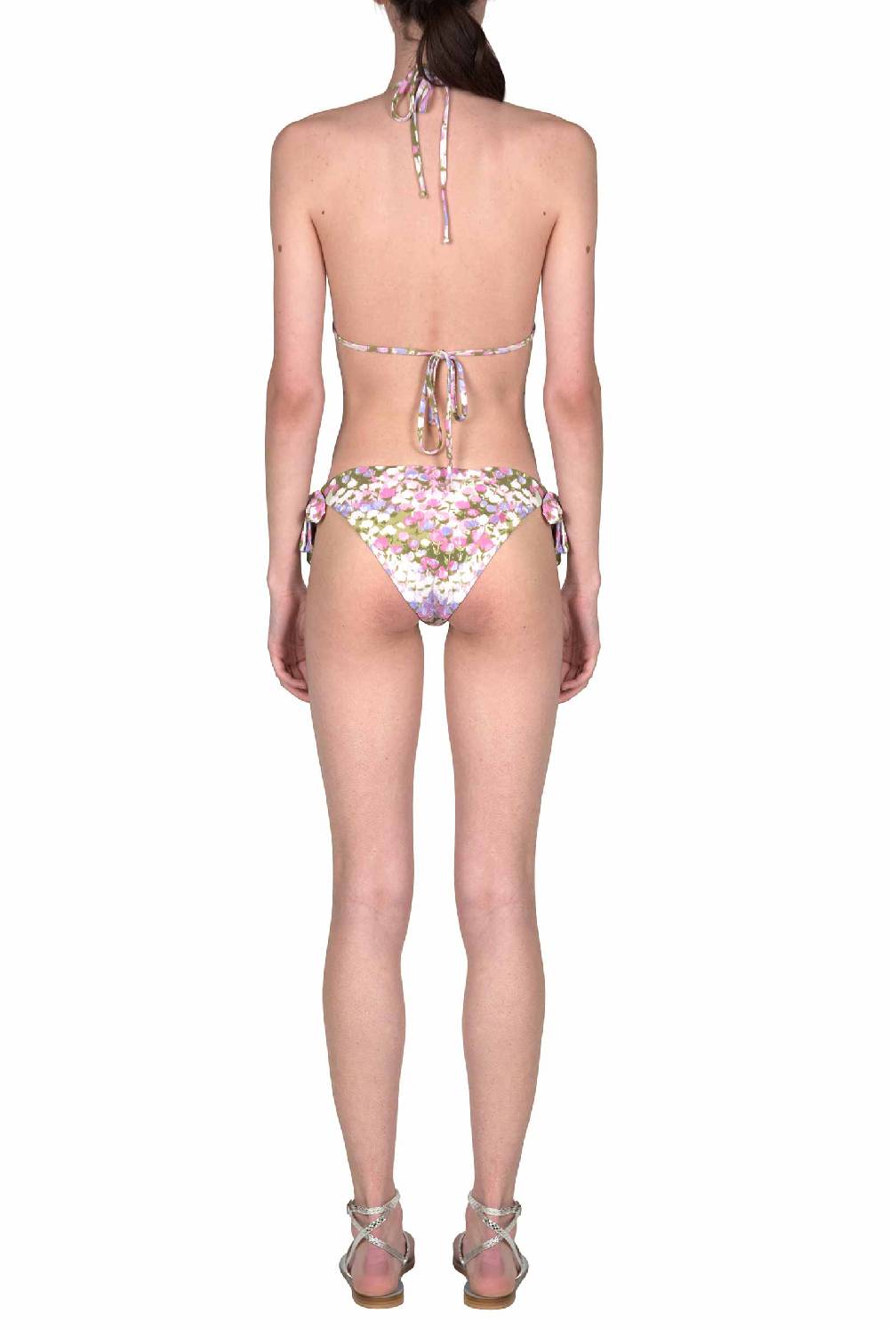 Luisa Beccaria Bikini Triangolo E Slip Rosa Monet