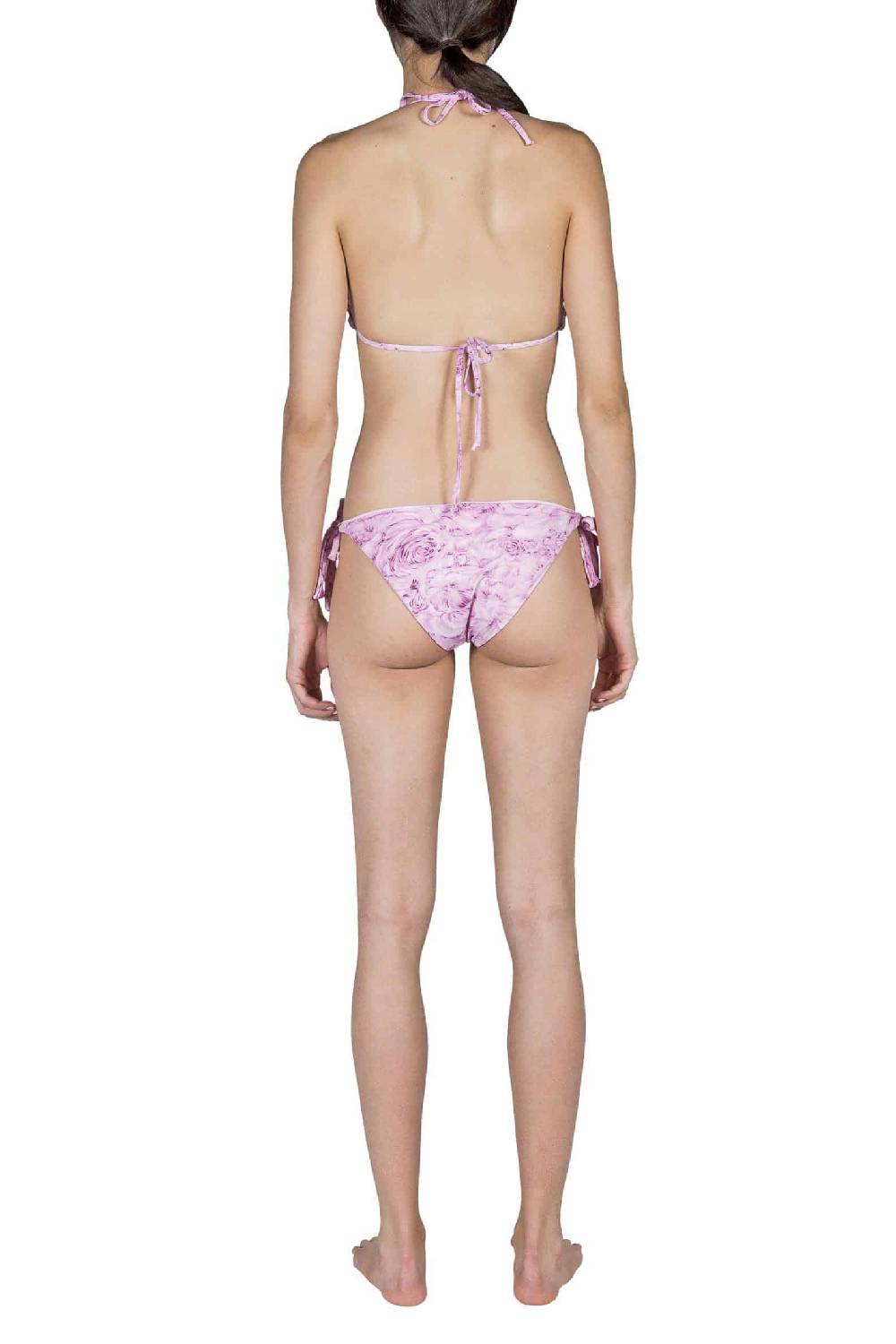 Luisa Beccaria Bikini Triangolo E Slip Rosa Rose