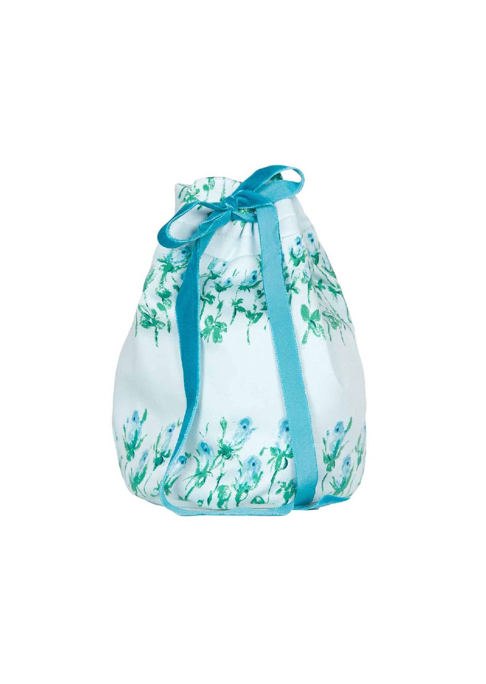 Luisa Beccaria Borsa a secchiello a righe fiorite