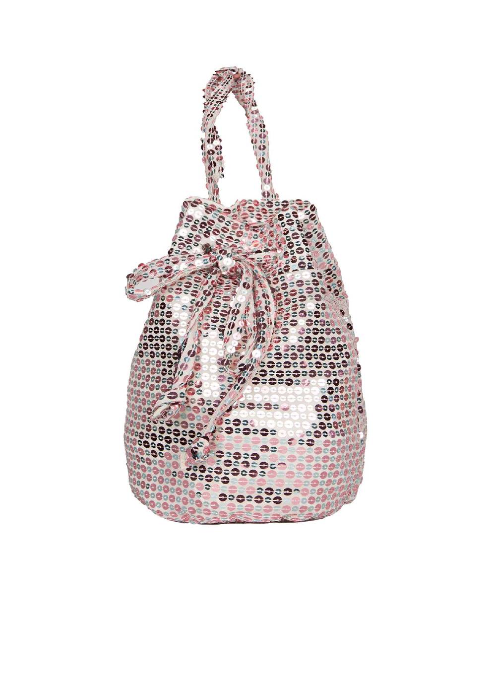 Luisa Beccaria Borsa a secchiello con paillettes