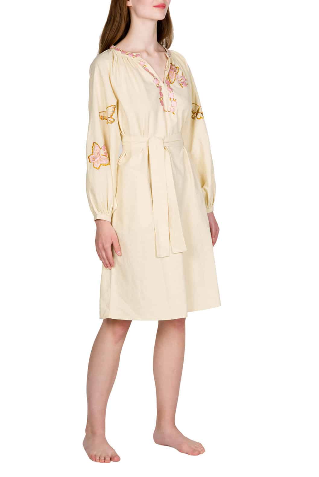 Luisa Beccaria Caftano Corto A Farfalla