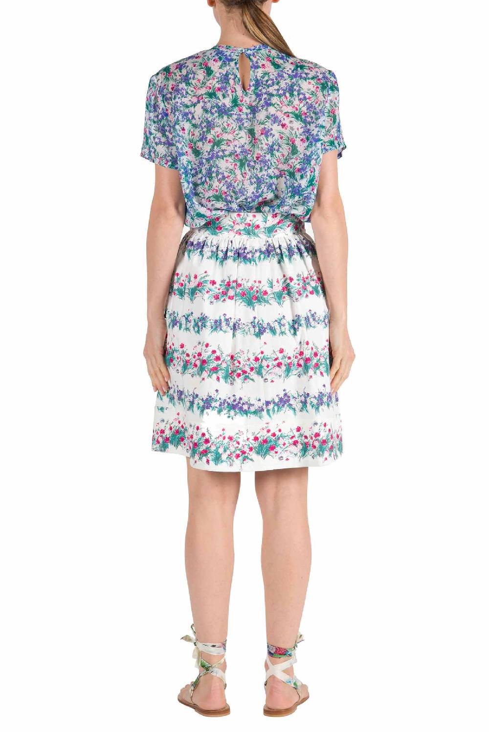 Luisa Beccaria Camicetta Con Stampa Floreale