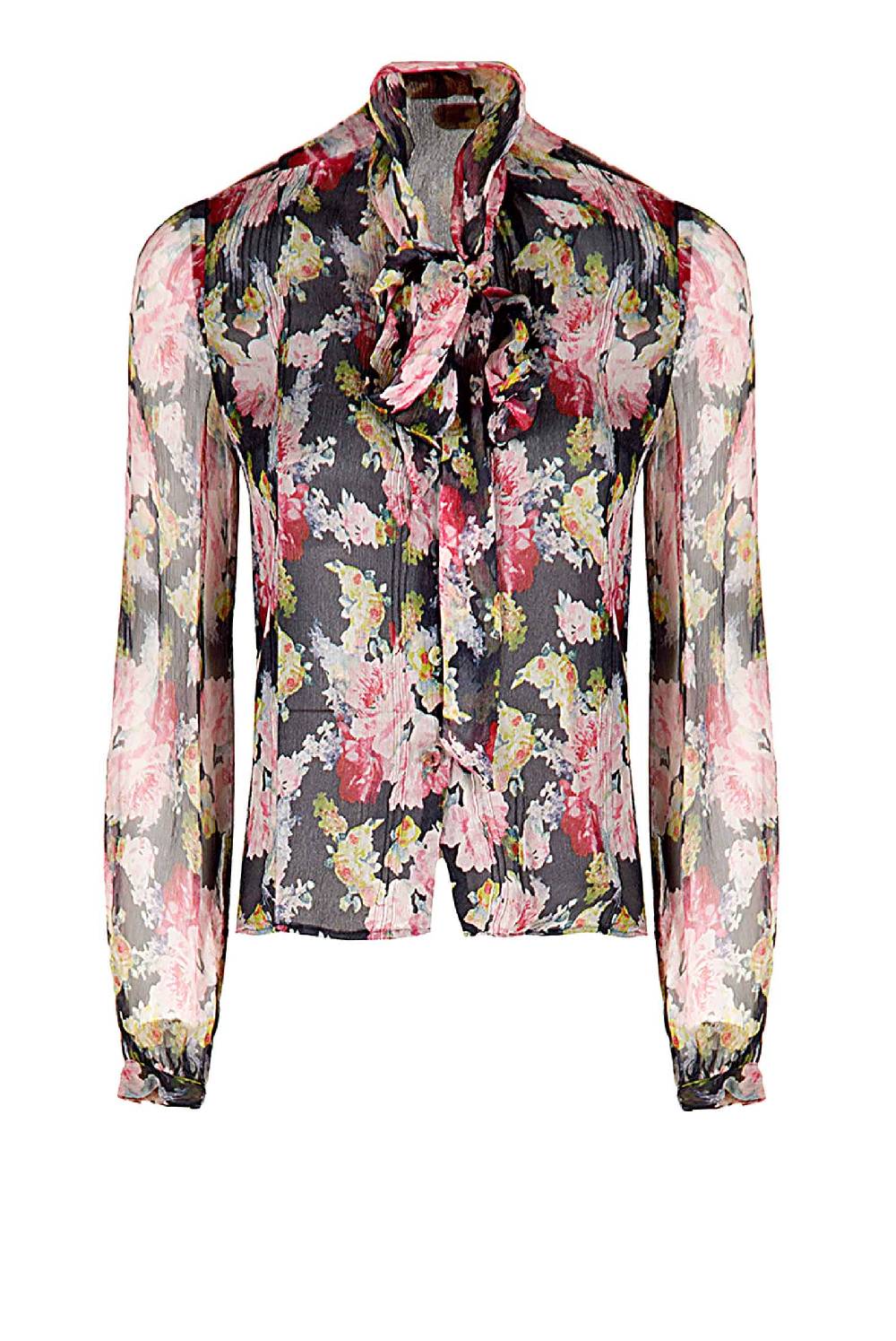 Luisa Beccaria Camicetta in chiffon floreale