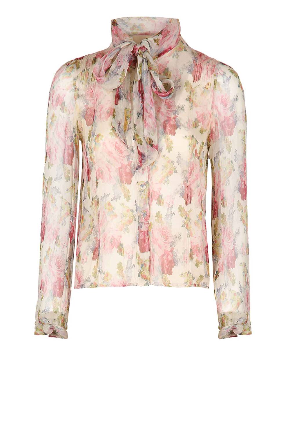 Luisa Beccaria Camicetta in chiffon floreale