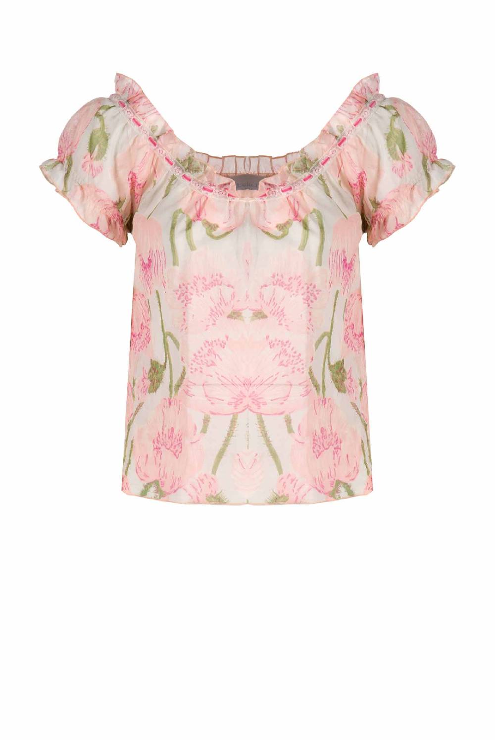 Luisa Beccaria Camicetta Macro Papaveri