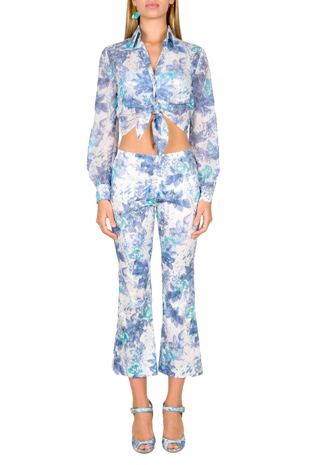 Luisa Beccaria Camicia Capri Allacciata