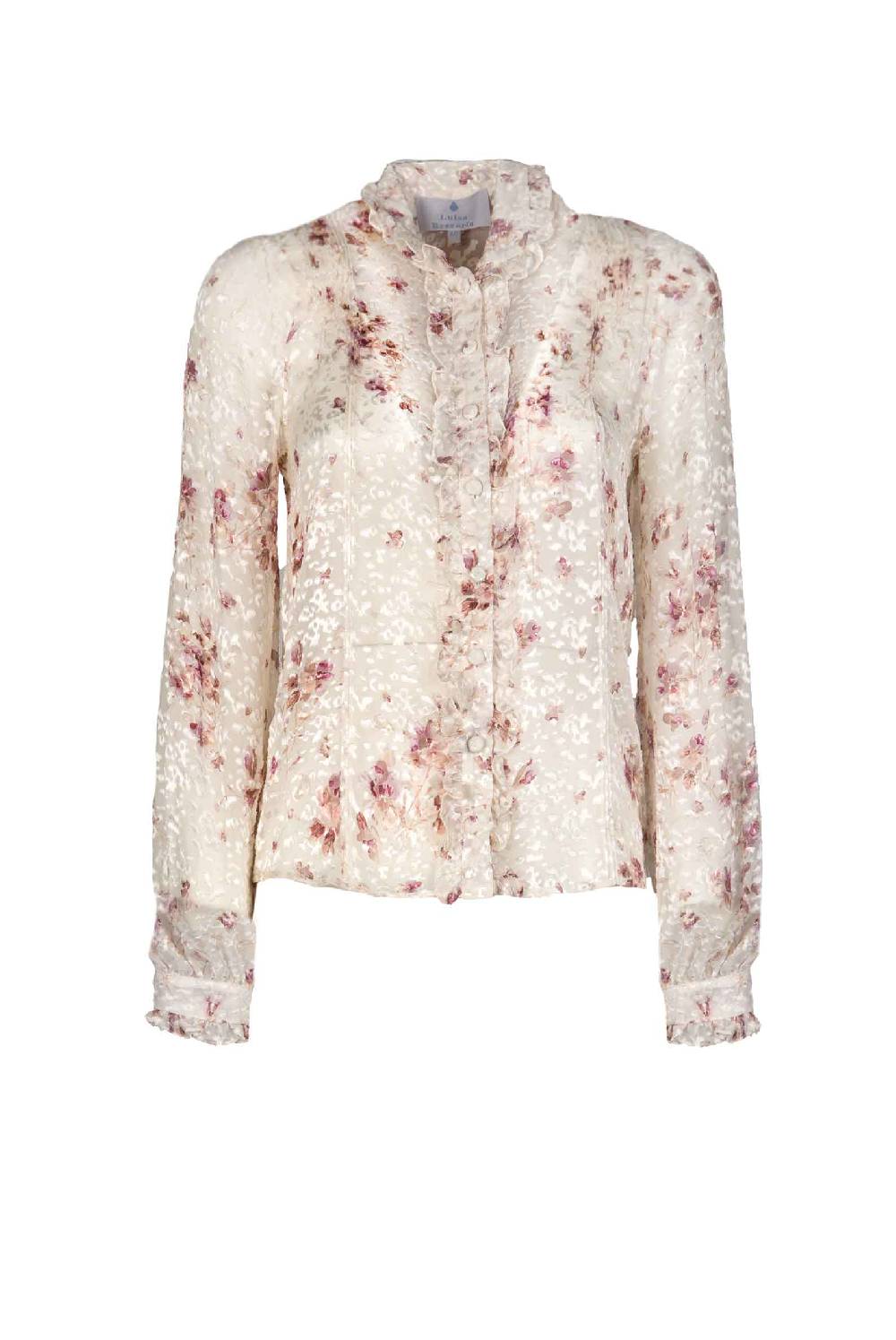 Luisa Beccaria Camicia Dèvorè Stampa Flower Storm