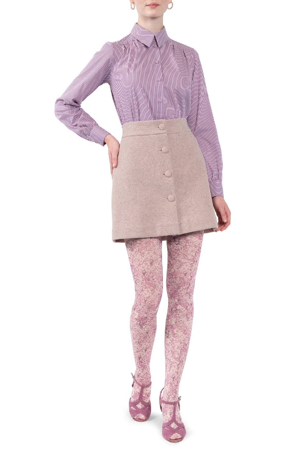 Luisa Beccaria Camicia In Cotone A Righe