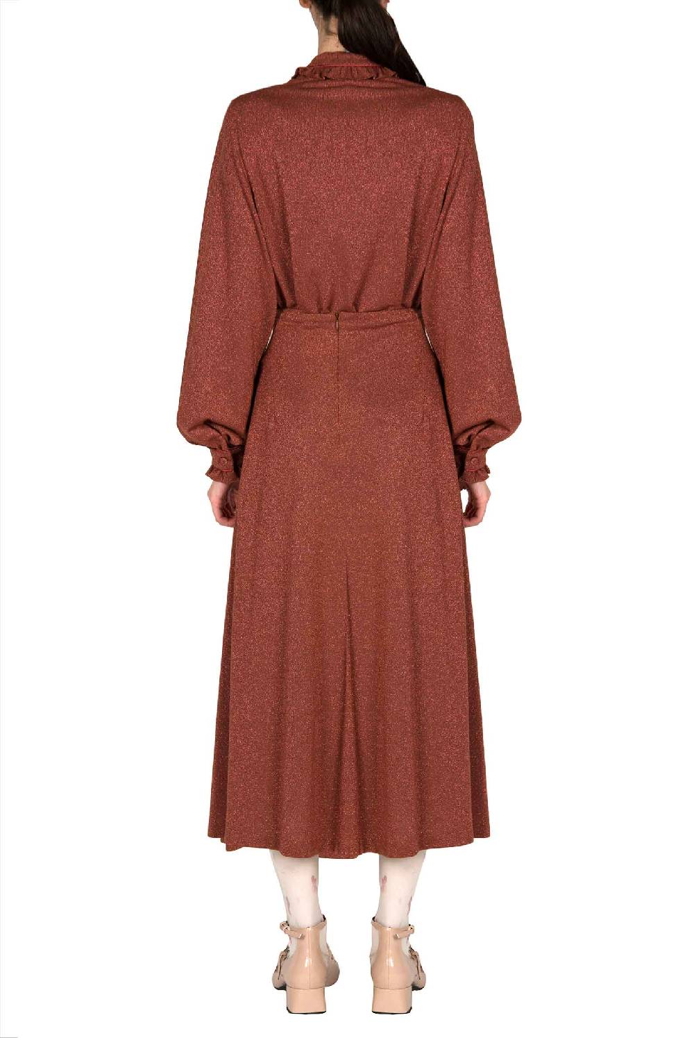 Luisa Beccaria Camicia In Jersey Lurex