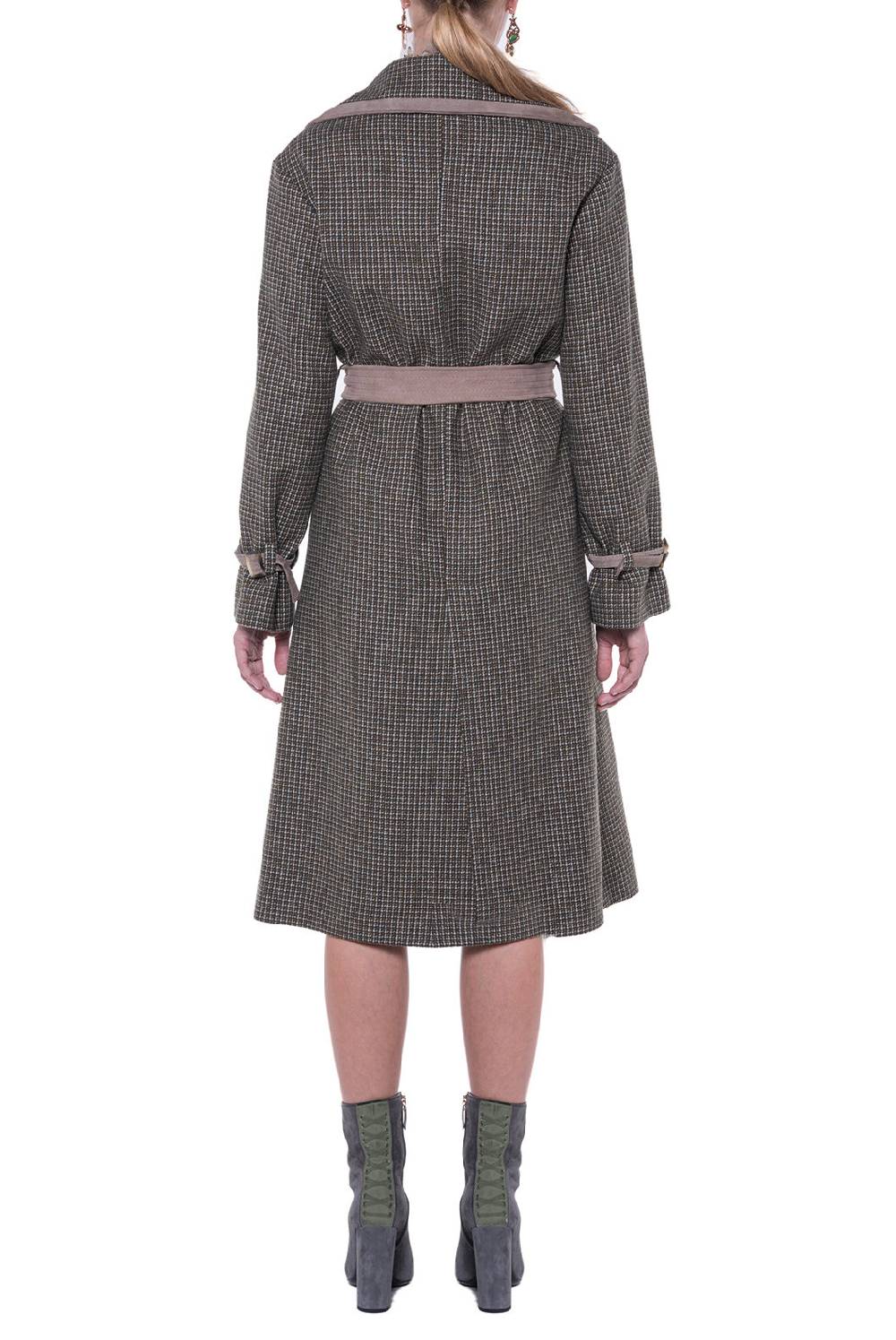 Luisa Beccaria Cappotto In Tweed