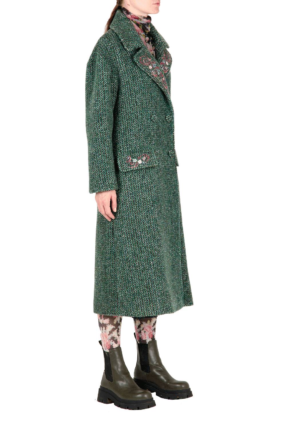 Luisa Beccaria Cappotto Ricamato