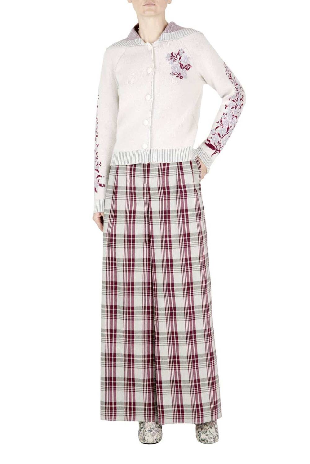 Luisa Beccaria Cardigan Con Cappuccio In Cashmere