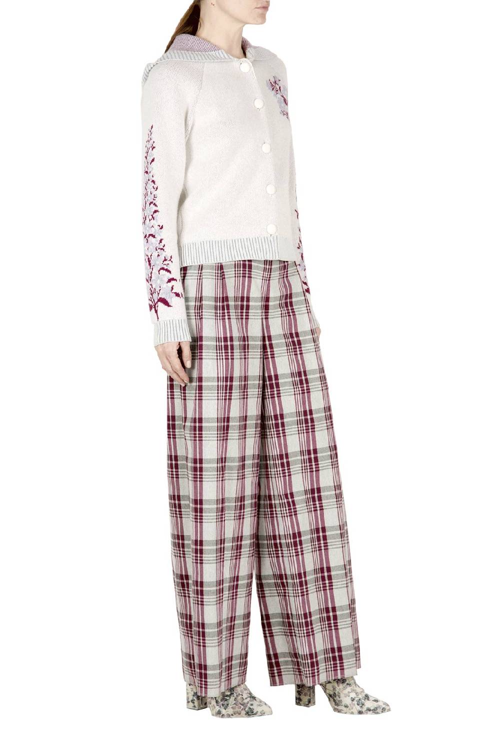 Luisa Beccaria Cardigan Con Cappuccio In Cashmere