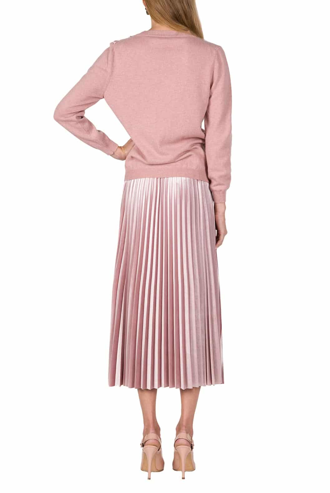 Luisa Beccaria Cardigan In Lana Ricamato