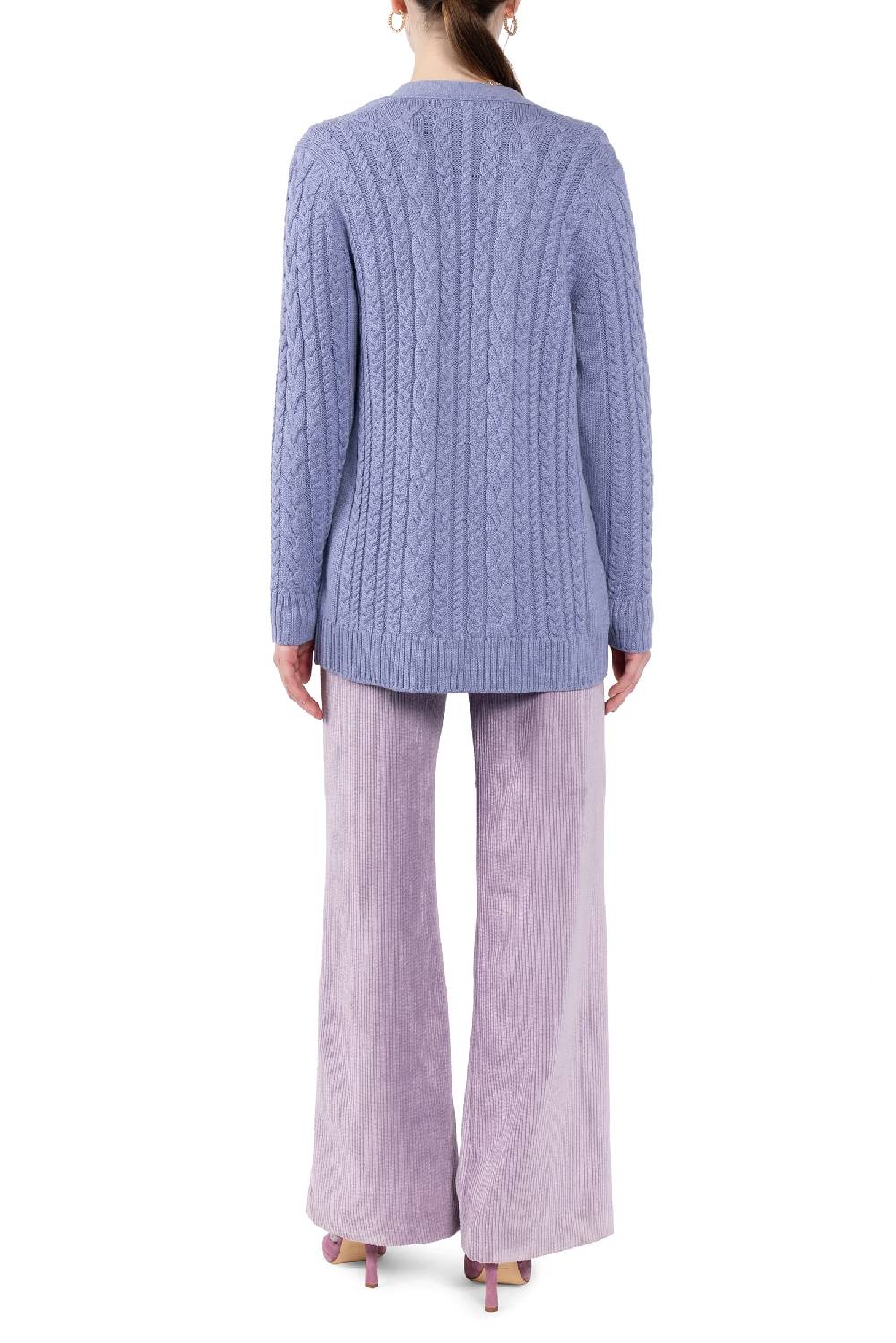 Luisa Beccaria Cardigan Intrecciato