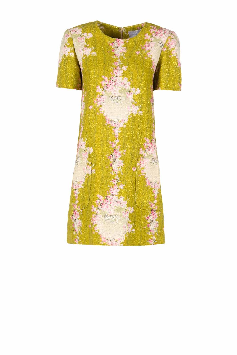 Luisa Beccaria Cerchio Di Lana Di Rose Vestito