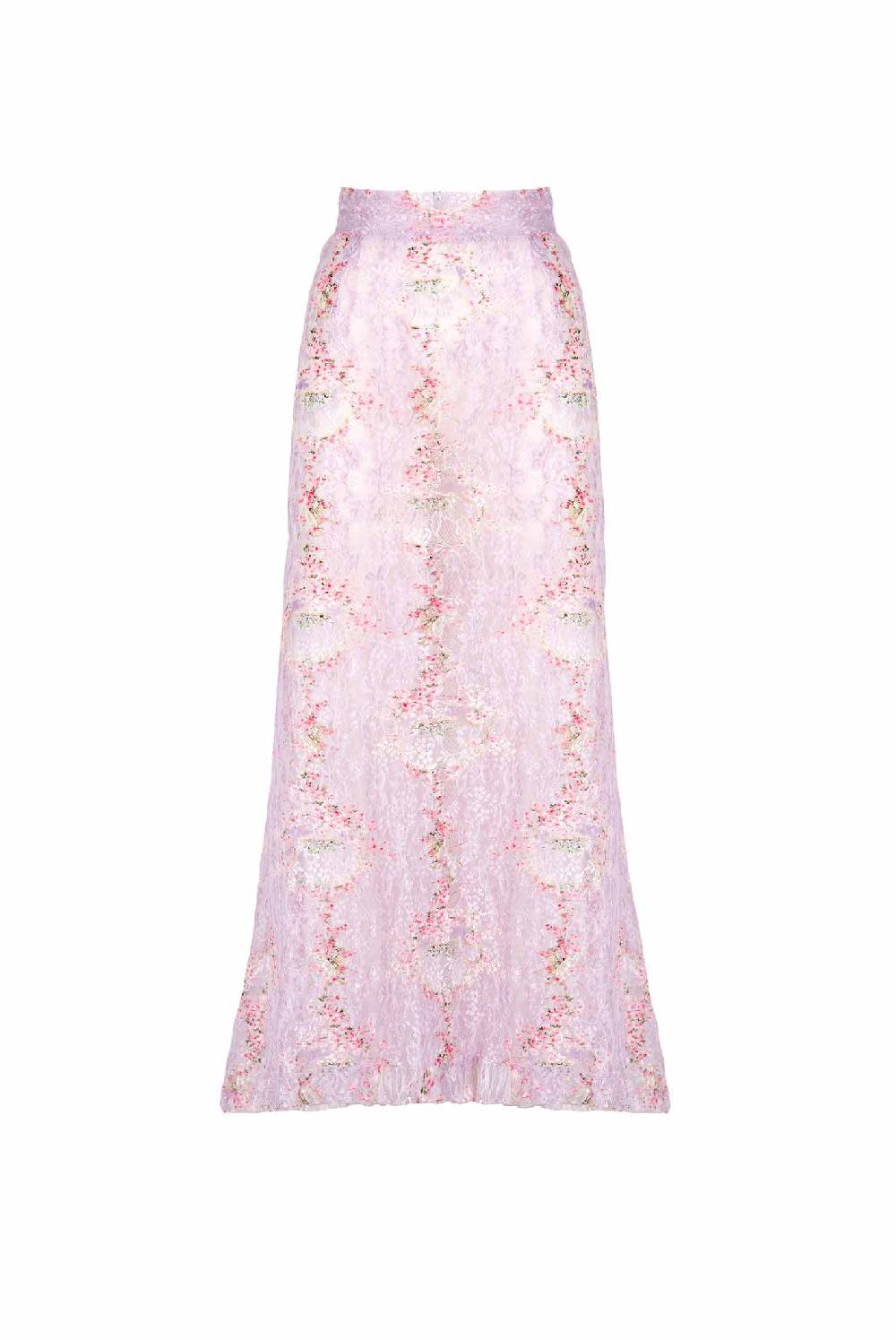 Luisa Beccaria Cerchio Di Pizzo Di Rose Gonna