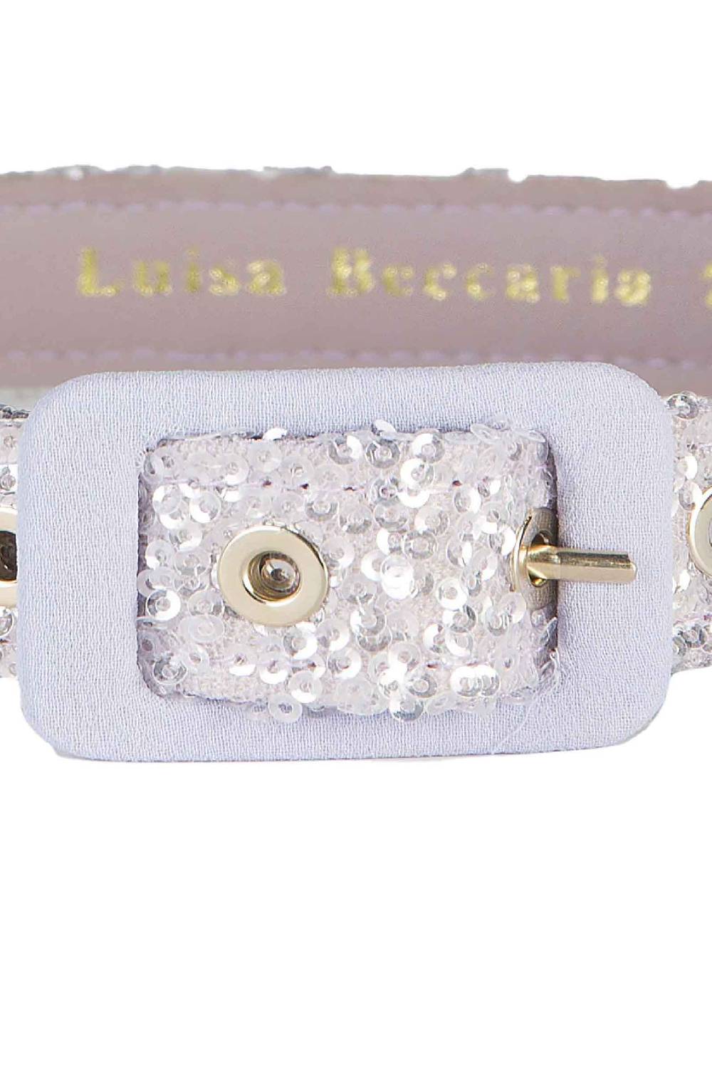 Luisa Beccaria Cintura Di Paillettes Lilla