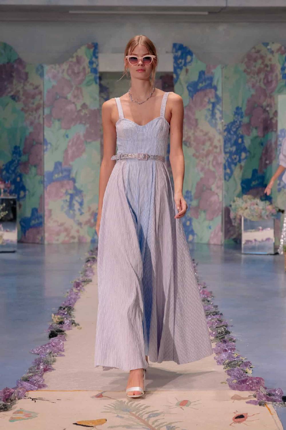 Luisa Beccaria Cintura Di Paillettes Lilla