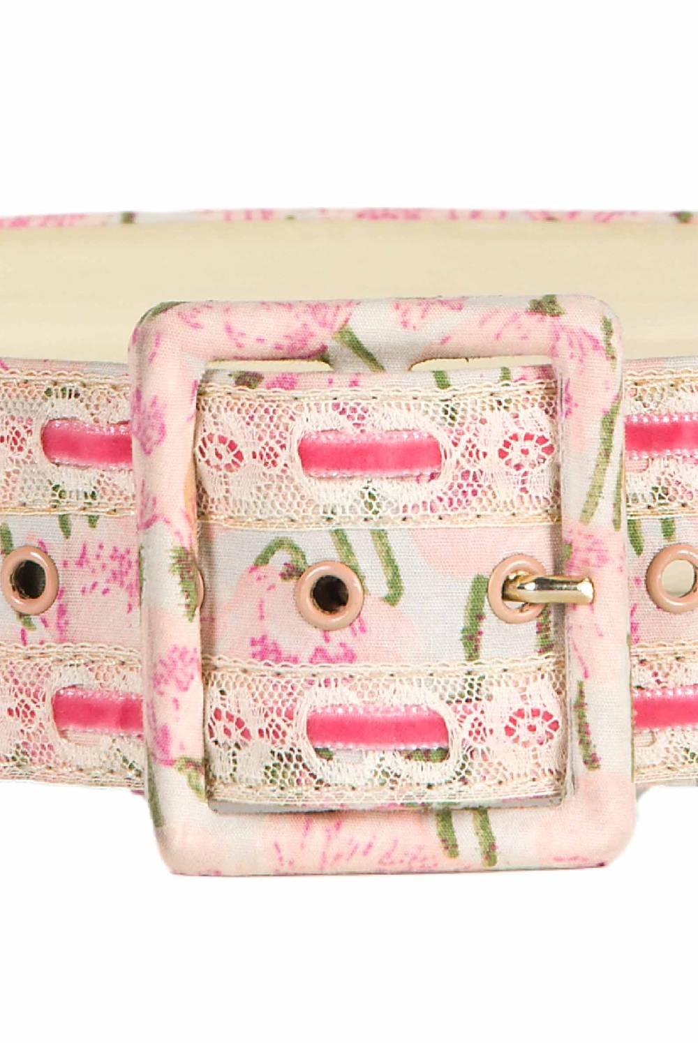 Luisa Beccaria Cintura In Cotone Papaveri