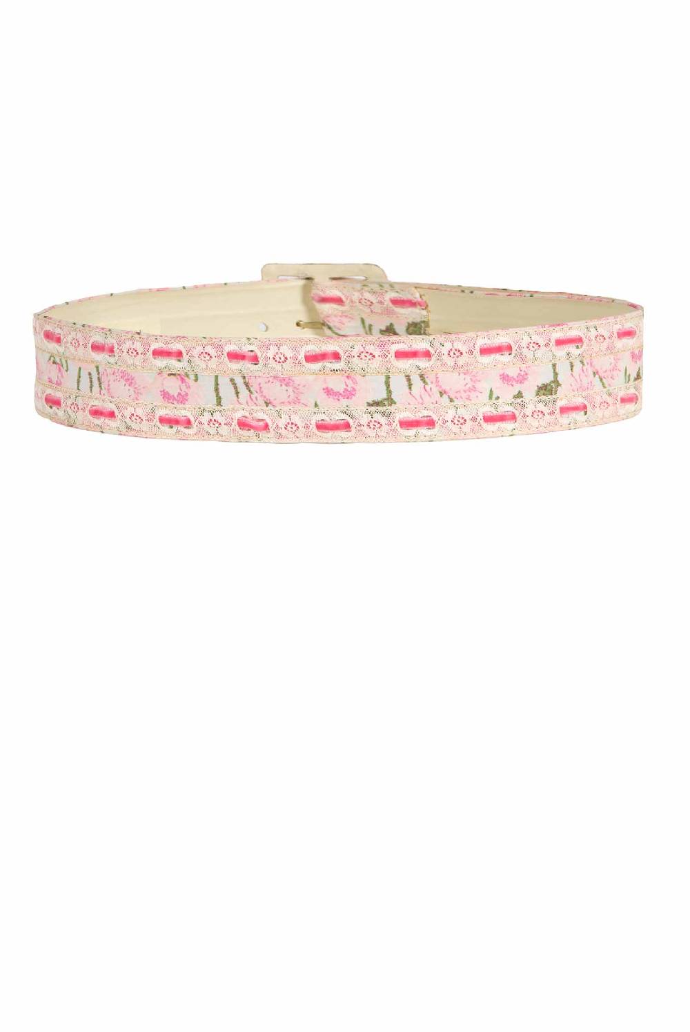 Luisa Beccaria Cintura In Cotone Papaveri