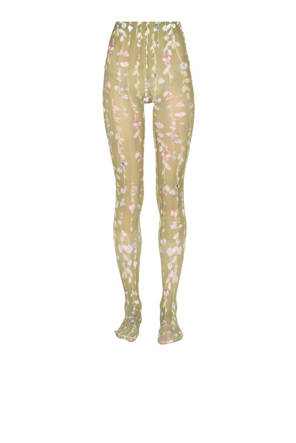 Luisa Beccaria Collant con ghirlanda di fiori
