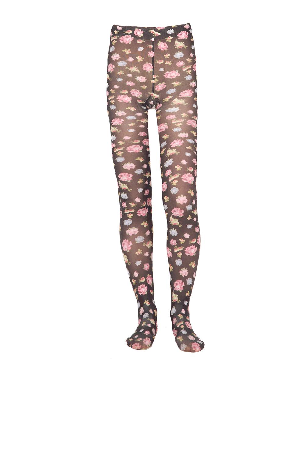 Luisa Beccaria Collant in lycra roselline nere