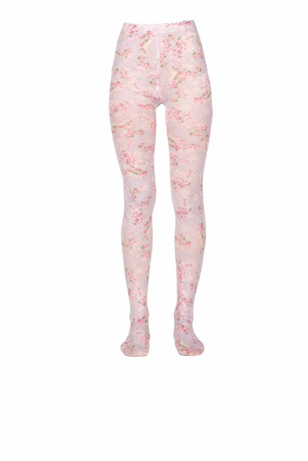 Luisa Beccaria Collant Jersey Rose Buds Lilla