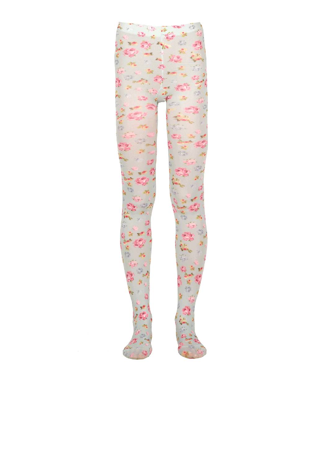 Luisa Beccaria Collant Lycra Piccole Rose Grigie