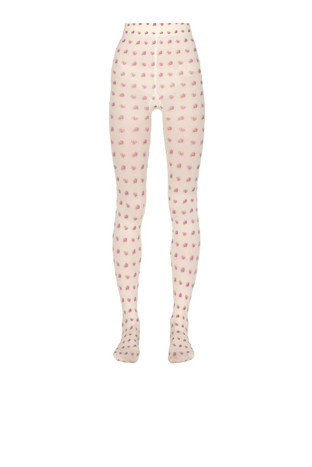 Luisa Beccaria Collant Vintage Buds Crema