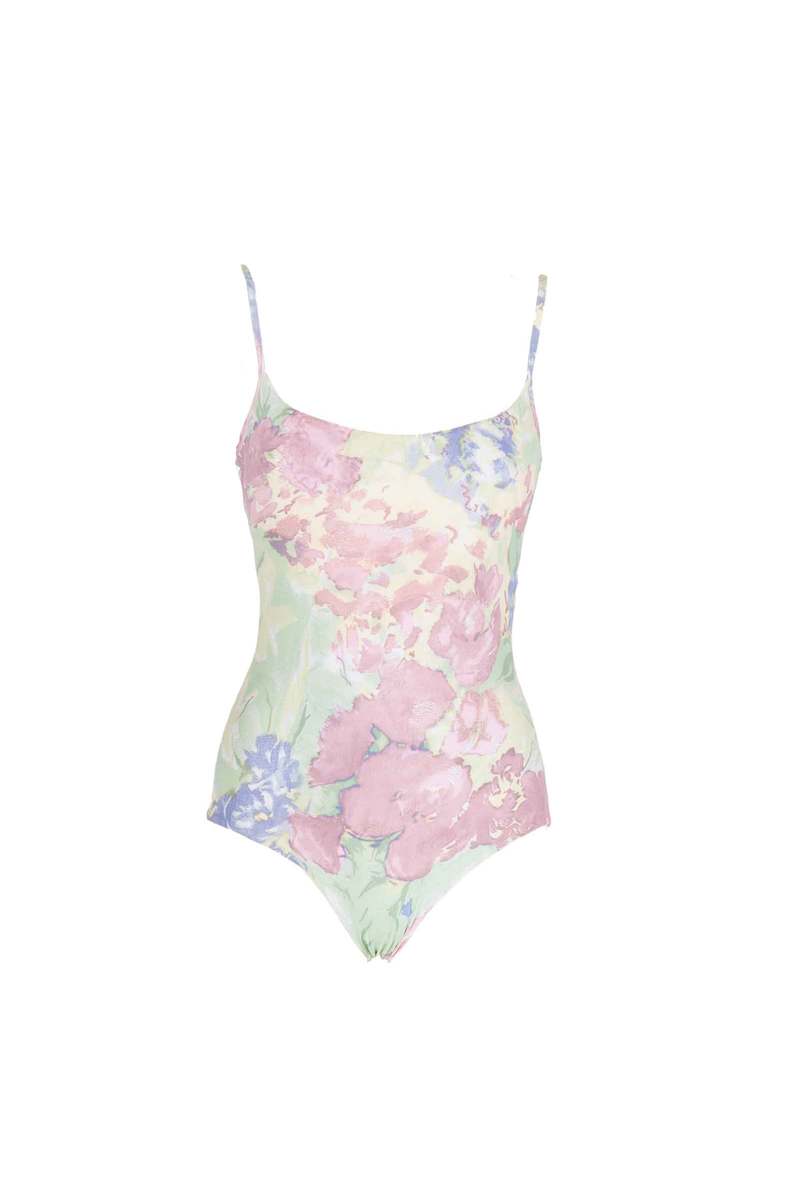 Luisa Beccaria Costume intero in fiori astratti