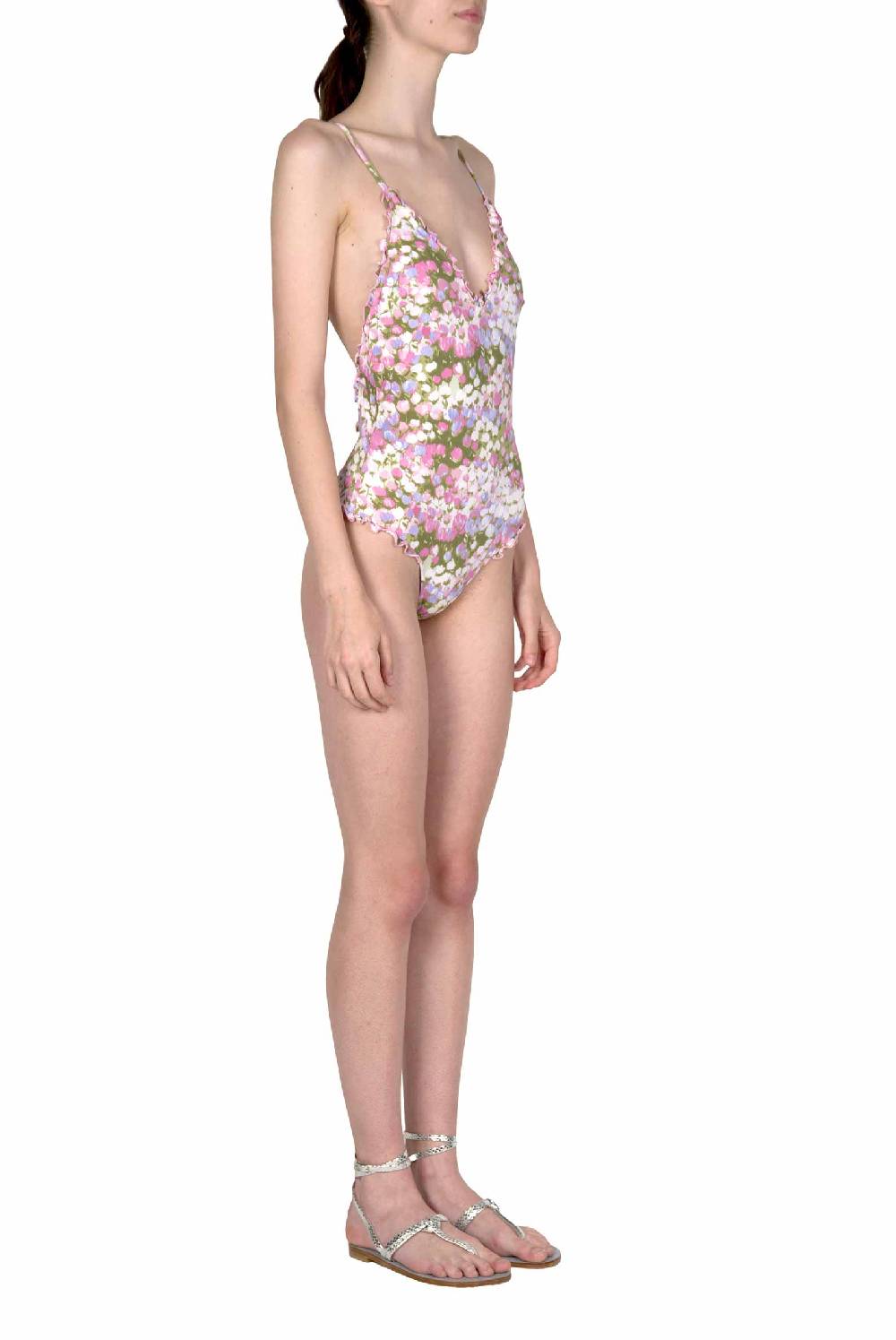 Luisa Beccaria Costume Intero Rosa Monet