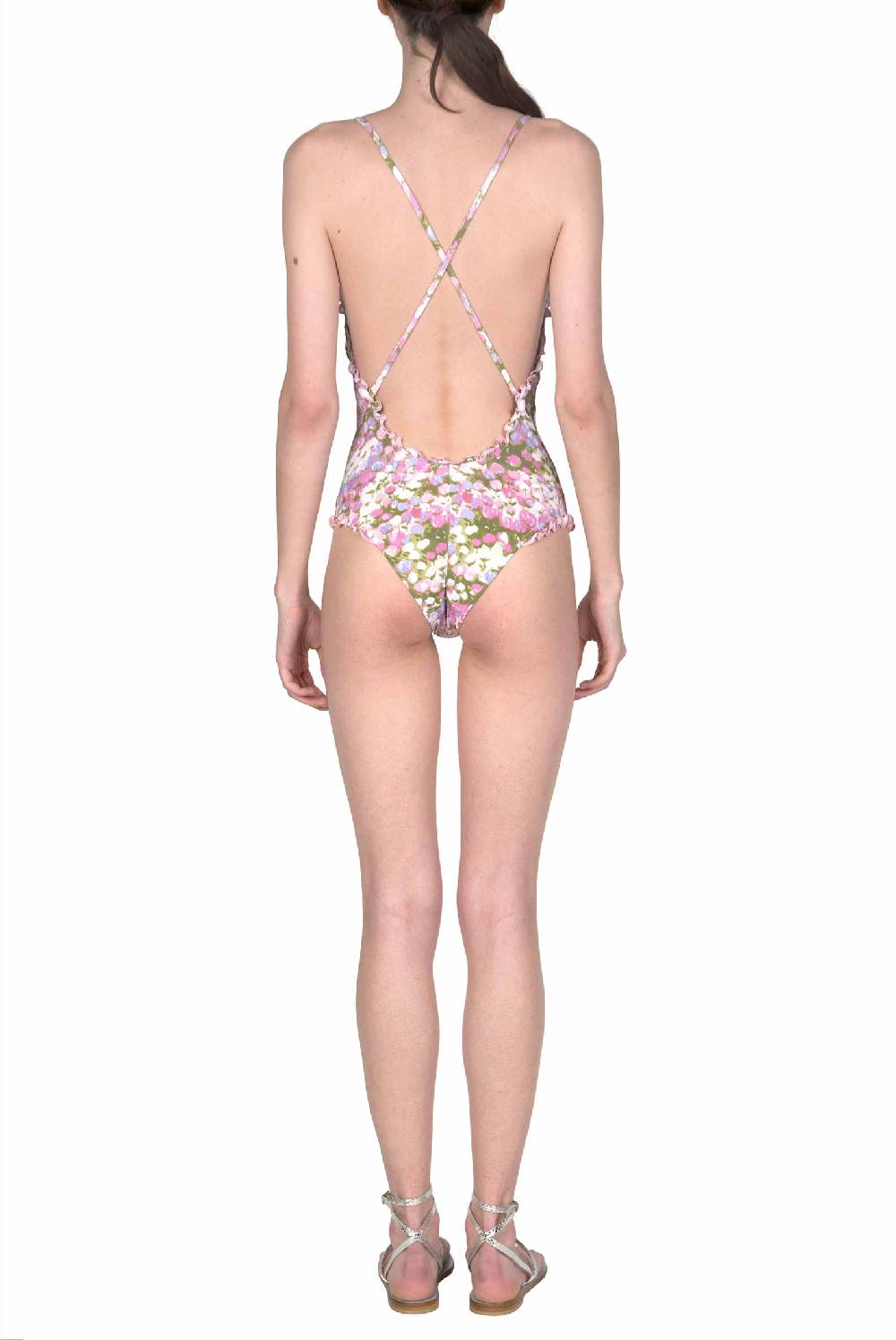 Luisa Beccaria Costume Intero Rosa Monet