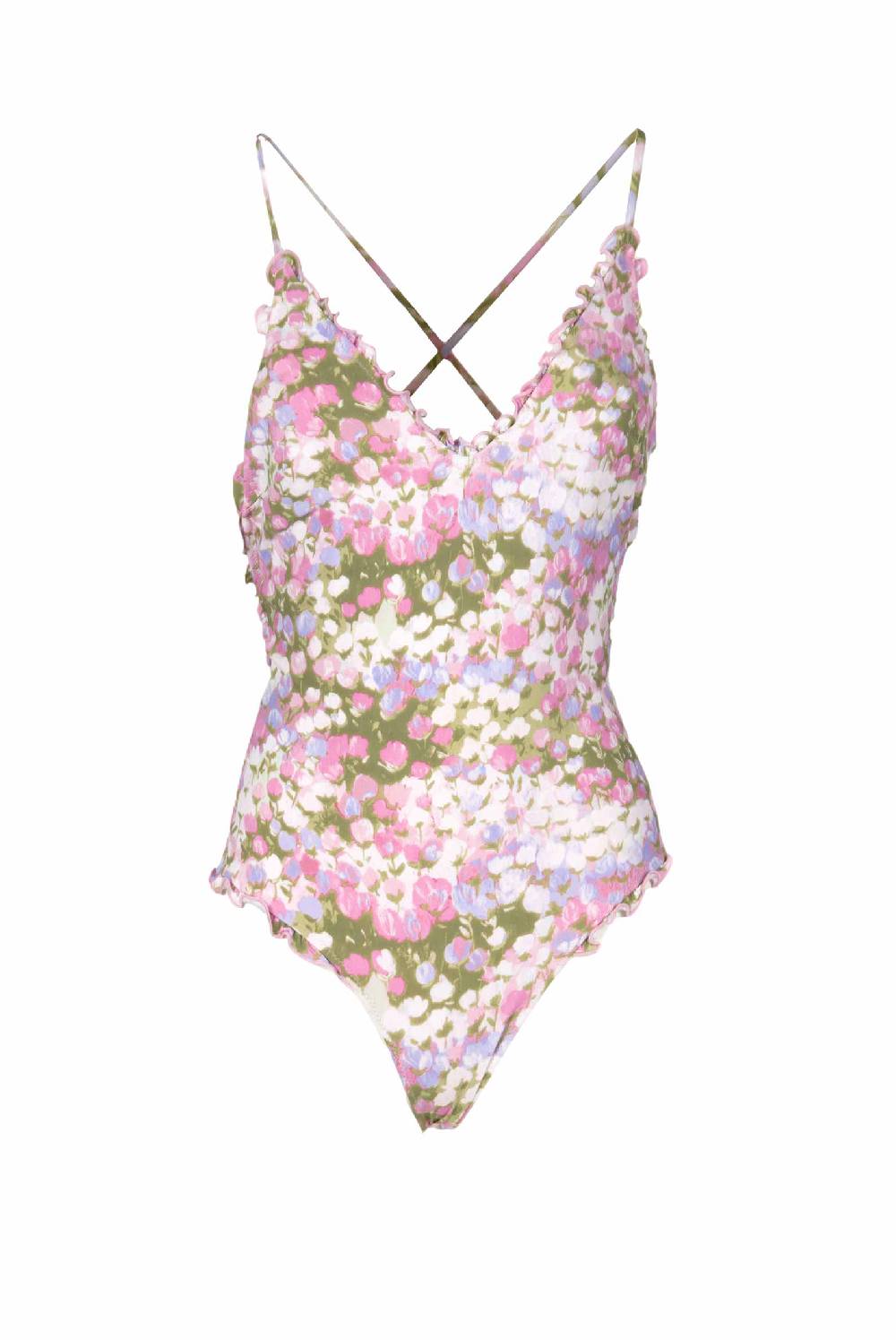 Luisa Beccaria Costume intero rosa Monet