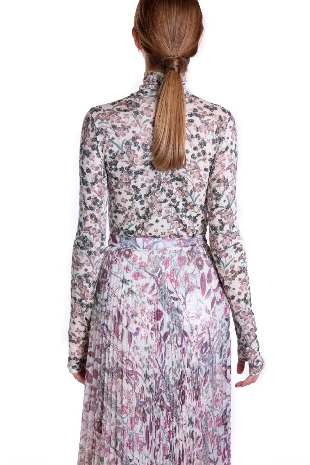 Luisa Beccaria Dolcevita Jersey Lana Seta Bianco