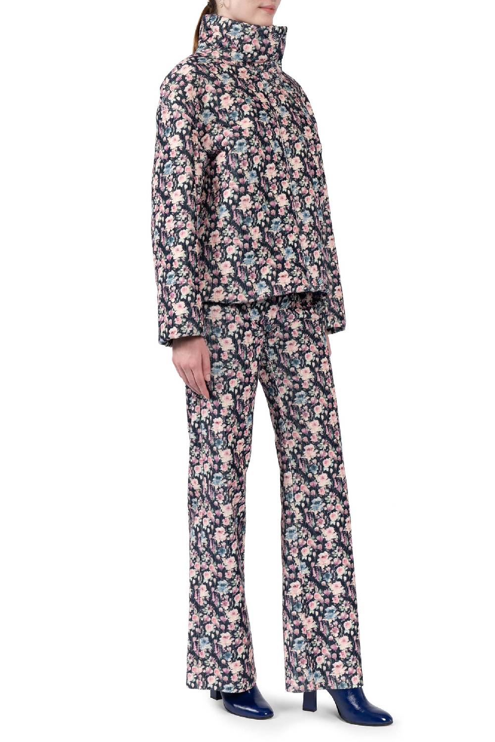 Luisa Beccaria Giacca Imbottita In Velluto A Coste