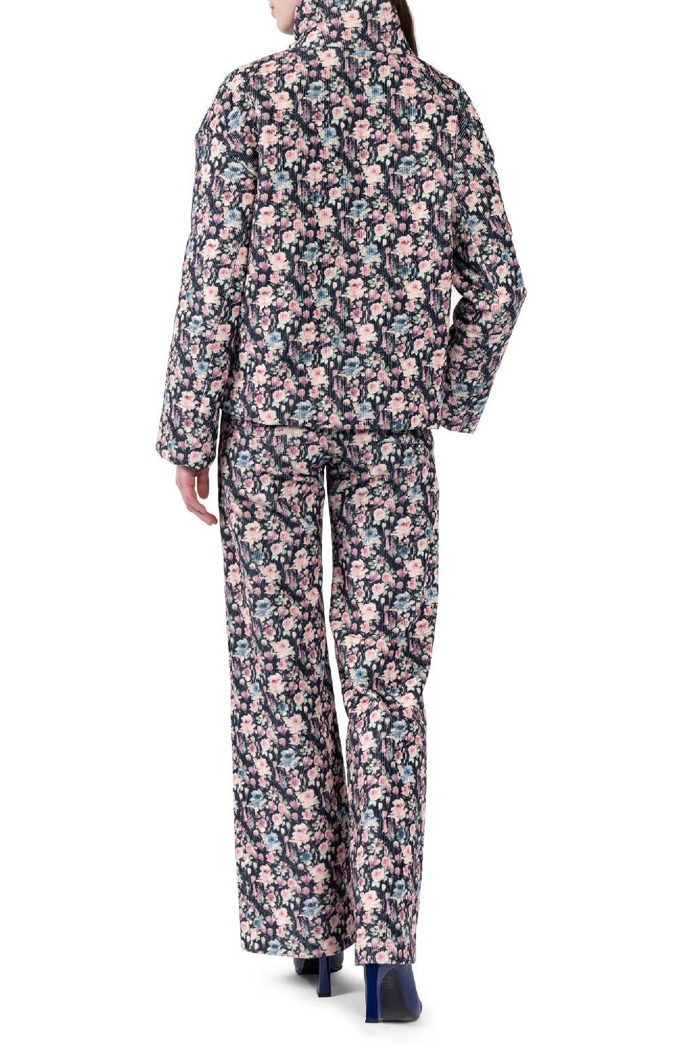 Luisa Beccaria Giacca Imbottita In Velluto A Coste