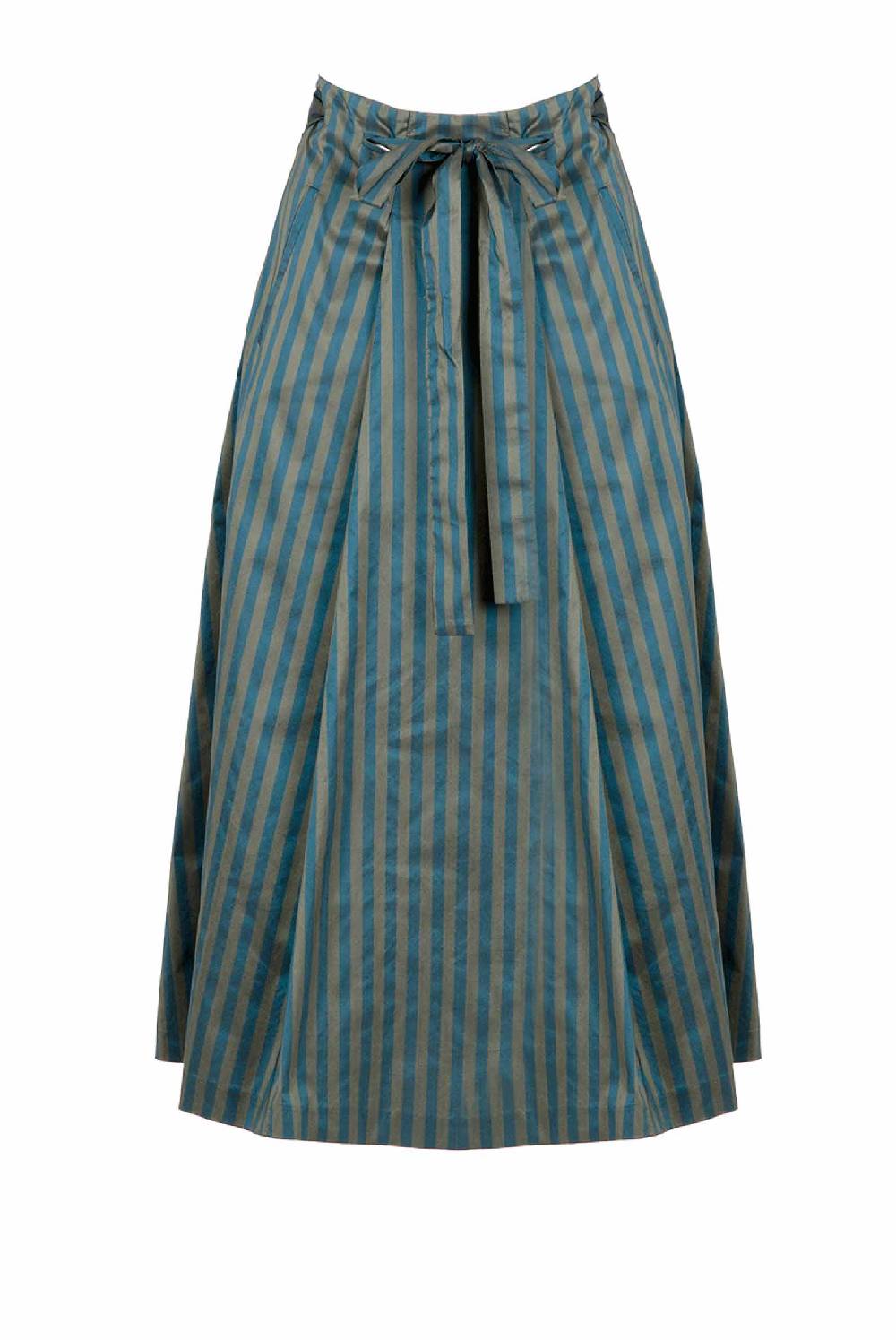 Luisa Beccaria Gonna a righe in taffettà