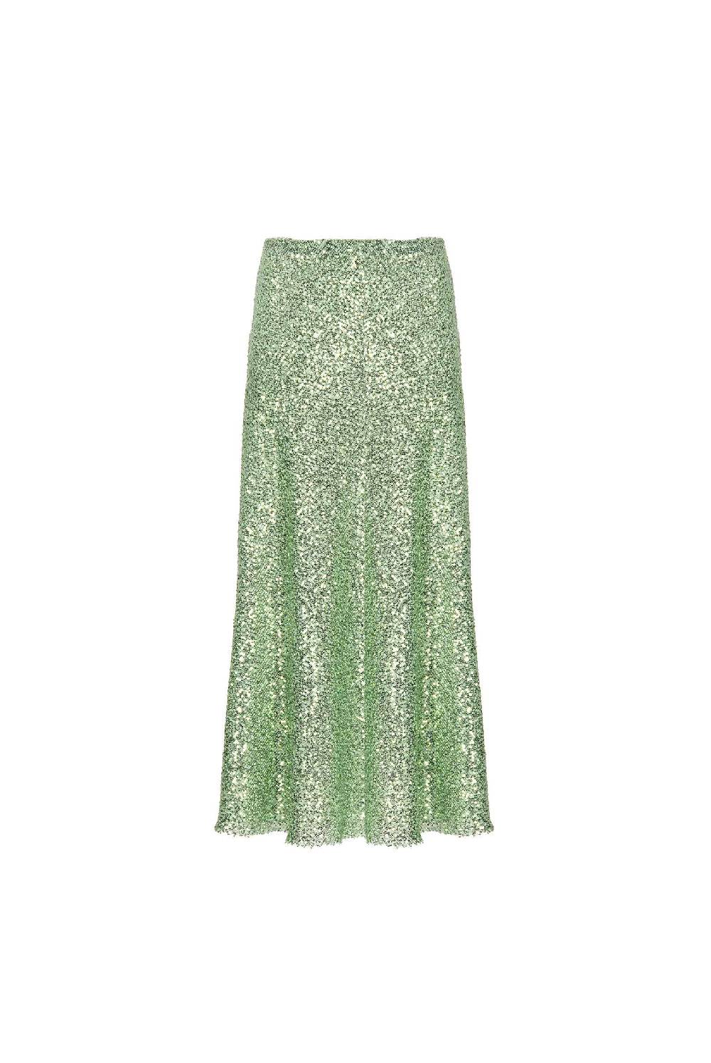 Luisa Beccaria Gonna con paillettes verde salvia