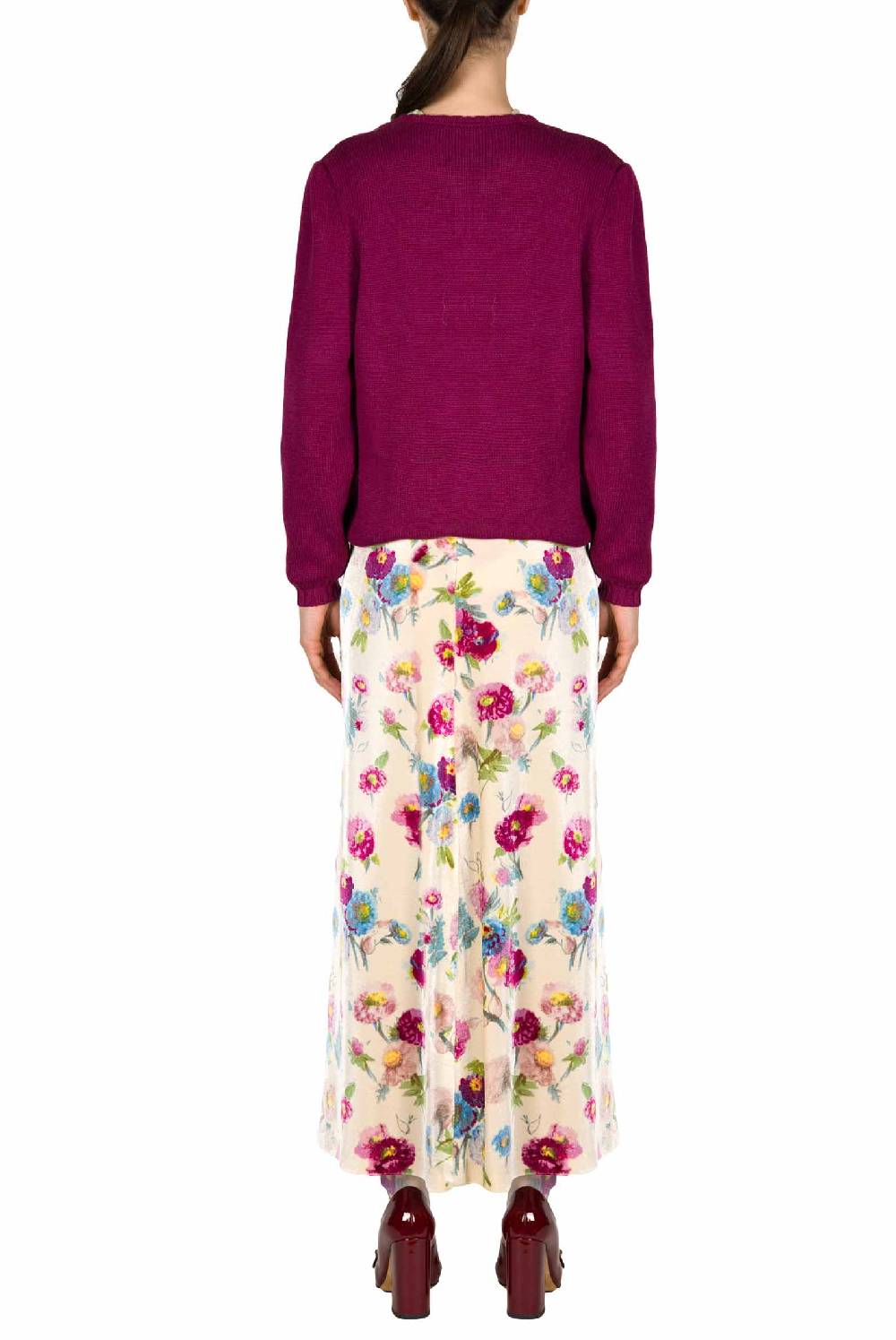 Luisa Beccaria Maglione Di Lana Lavorato A Trecce