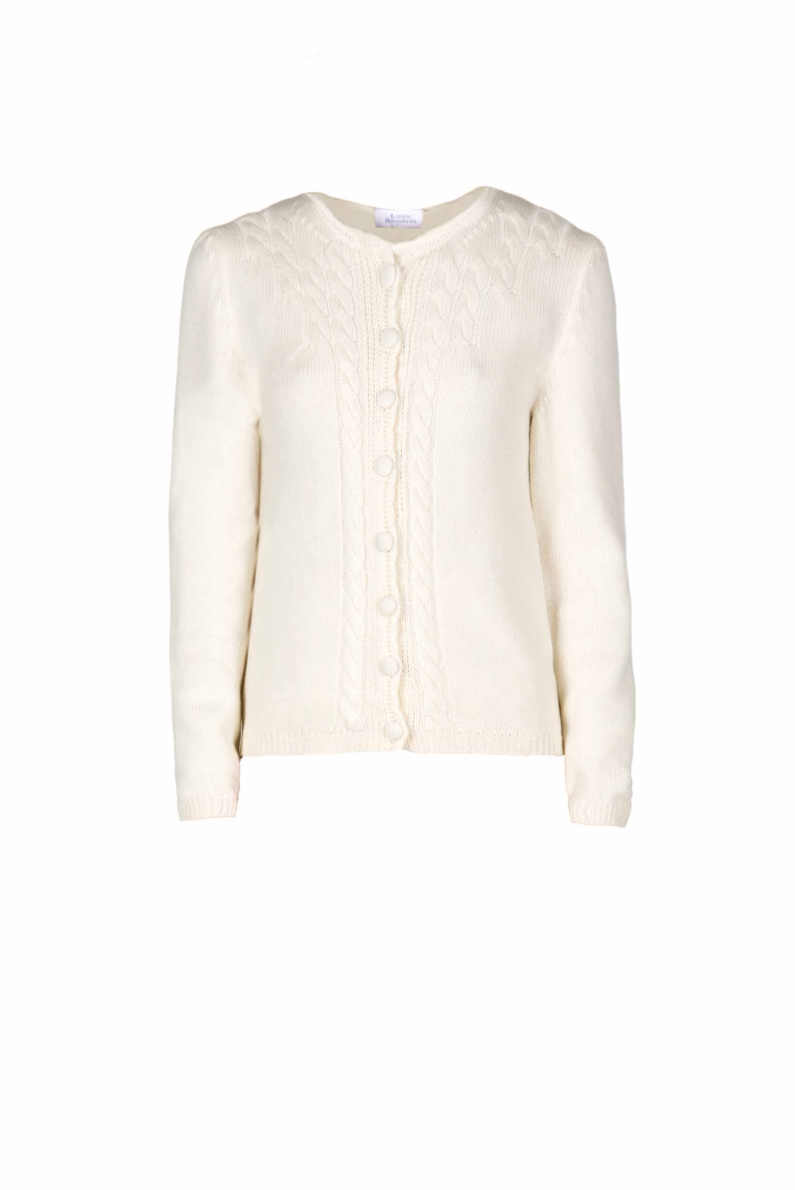 Luisa Beccaria Maglione di lana lavorato a trecce