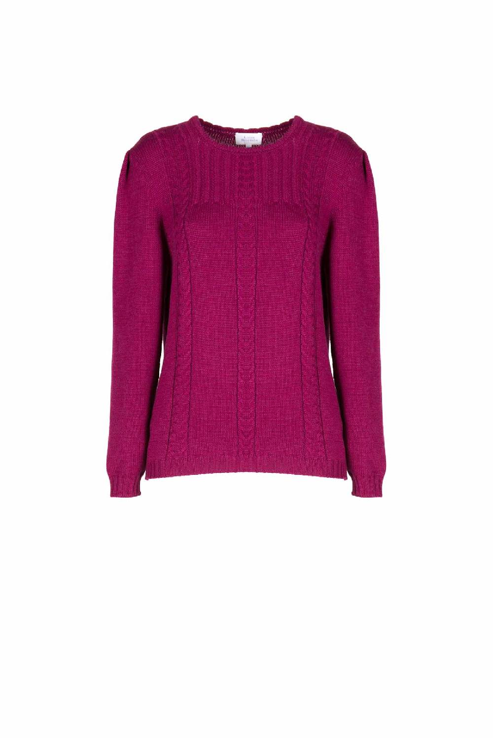 Luisa Beccaria Maglione di lana lavorato a trecce